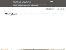 Tablet Screenshot of manuelaboutique.com